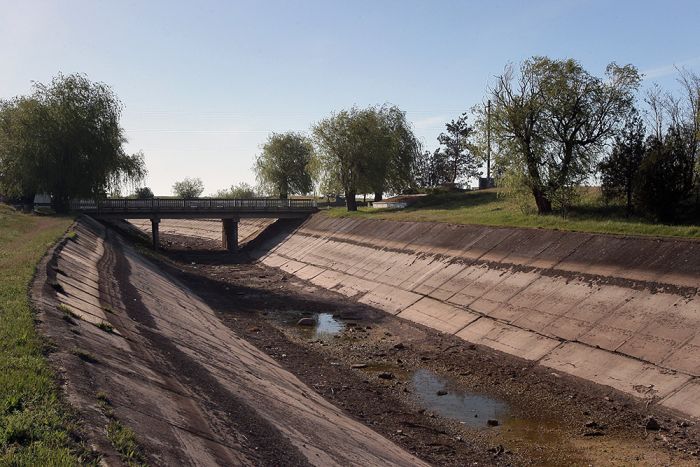 Северо-Крымский канал без воды