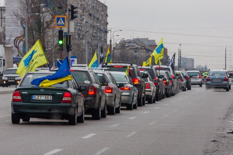 Один из протестов «евробляхеров»