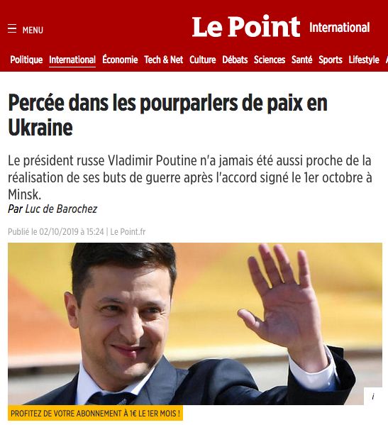 Percée dans les pourparlers de paix en Ukraine