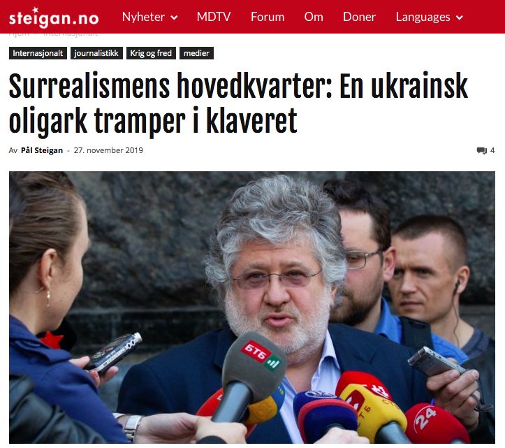 Surrealismens hovedkvarter: En ukrainsk oligark tramper i klaveret