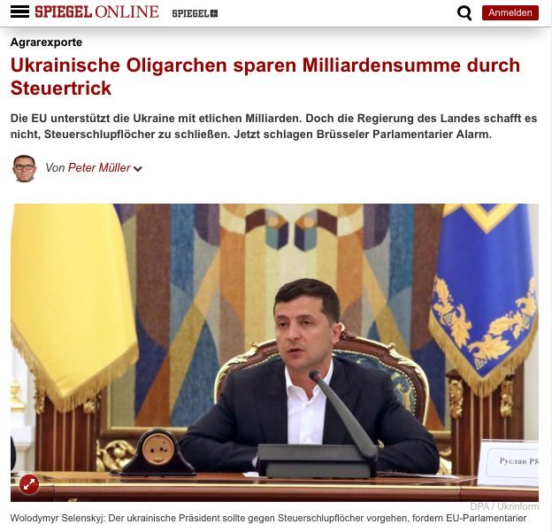 Ukrainische Oligarchen sparen Milliardensumme durch Steuertrick