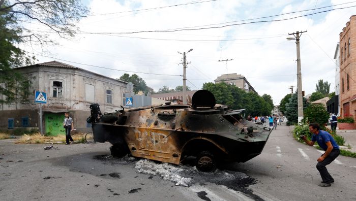 События в Мариуполе 13-14 июня 2014 года