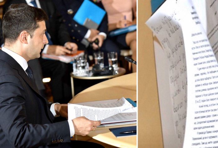 Владимир Зеленский и его речь в Париже