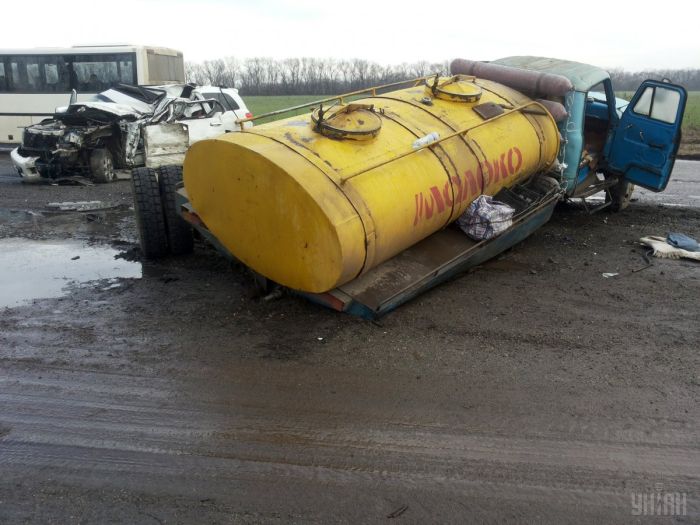 Авария, в которой погиб Андрей Кузьменко