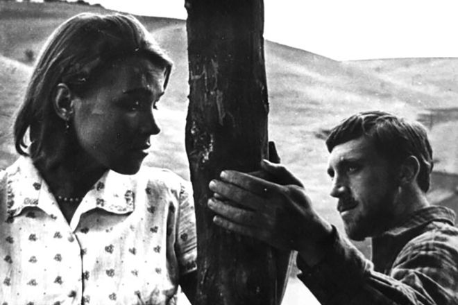 Нина Русланова и Владимир Высоцкий в фильме «Короткие встречи»