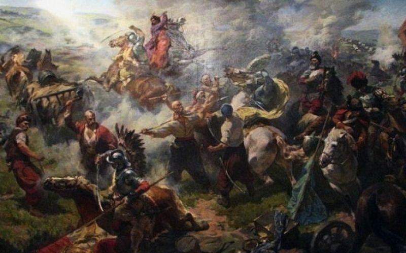 Битва под Жёлтыми водами. Художник Ю. Саницкий