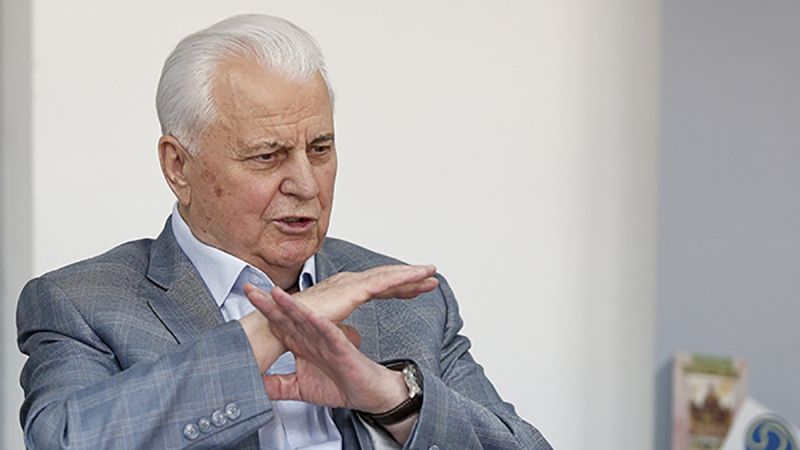 Глава украинской делегации в ТКГ Леонид Кравчук