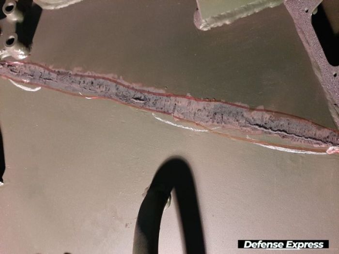 Defense Express опубликовала несколько фотографий, на которых можно разглядеть все дефекты