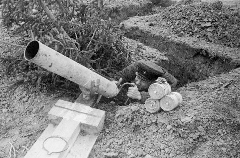 Заброска листовок к немецким позициям