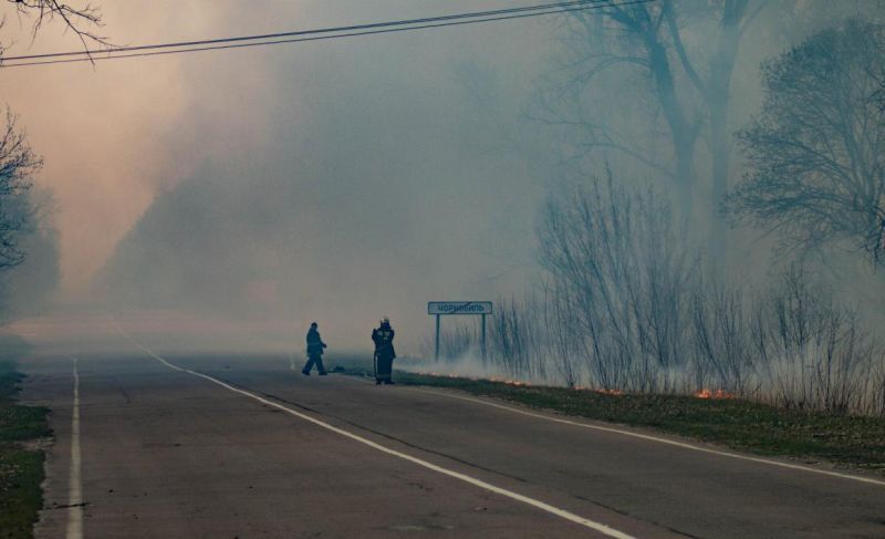 Чернобыльские пожары
