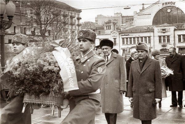 Владимир Щербицкий и Михаил Горбачёв