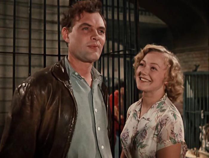 П. Кадочников и Л. Касаткина в фильме «Укротительница тигров»