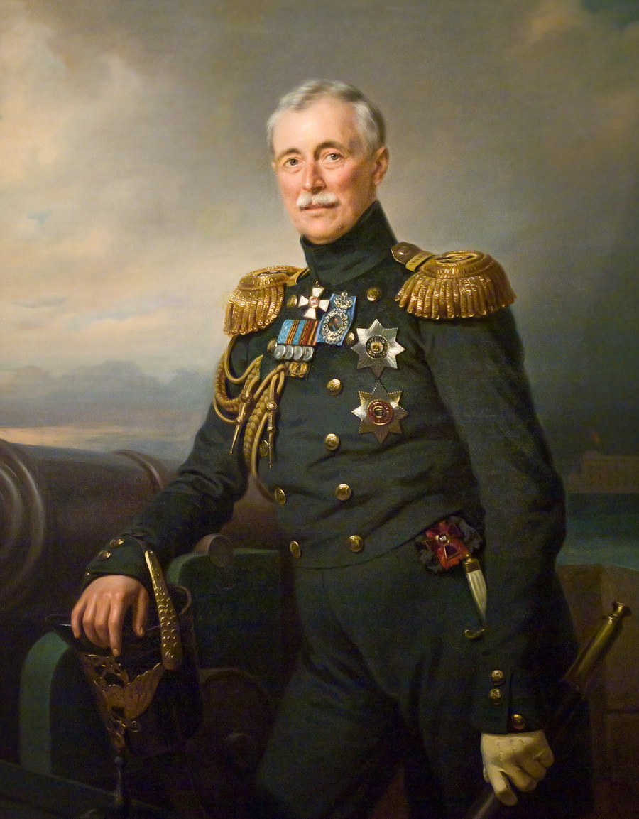 Русский главнокомандующий князь А.С. Меншиков. Художник Франц Крюгер. 1851 г.