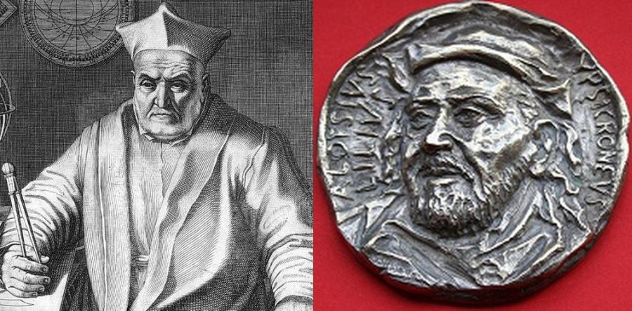 Подручные папы Григория XIII по составлению нового, «григорианского» календаря Клавий Христофор (слева) и Алоизий Лили.