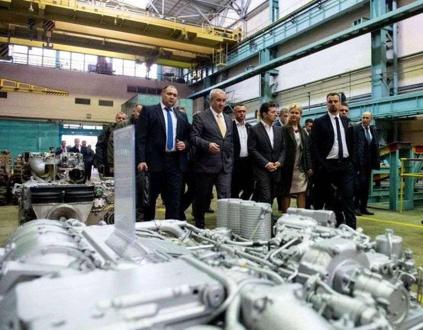 Зеленский на заводе им. Малышева (Харьков)