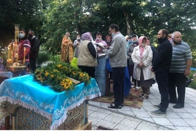 Праздничное богослужение в селе Рясники