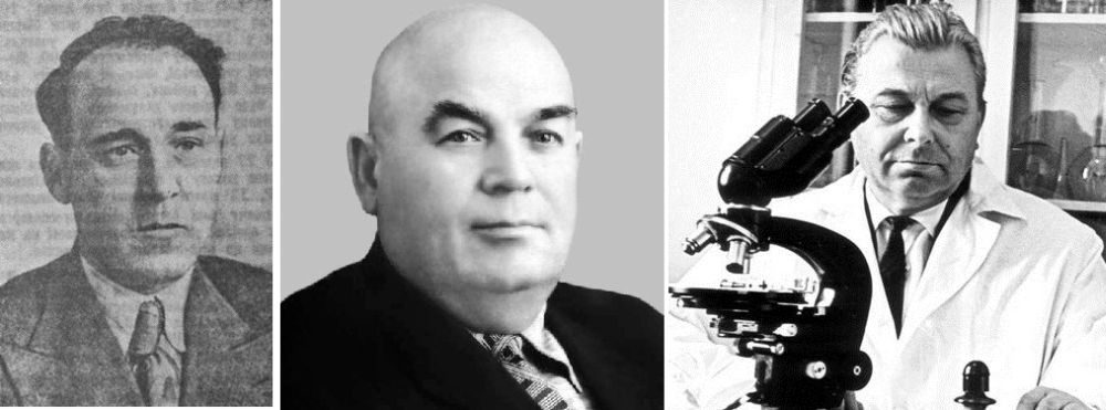 Наркомы и министры здравоохранения УССР И.И. Осипенко, И.Ф. Кононенко, Л.И. Медведь