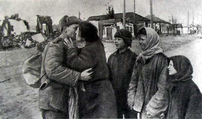 Первый день освобождения города