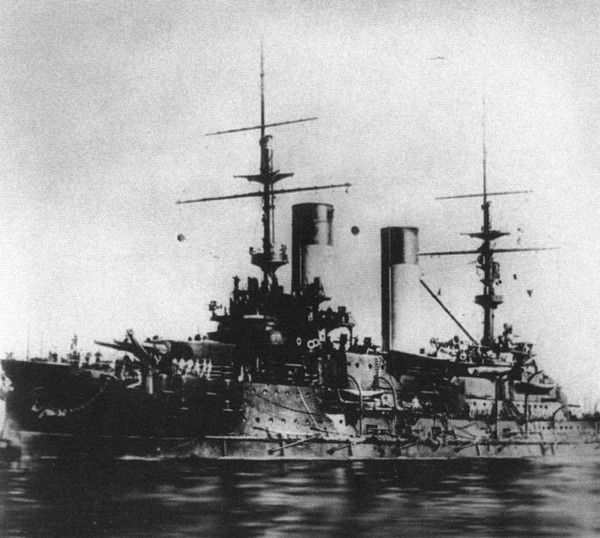 Эскадренный броненосец «Орёл», на котором служил Алексей Новиков