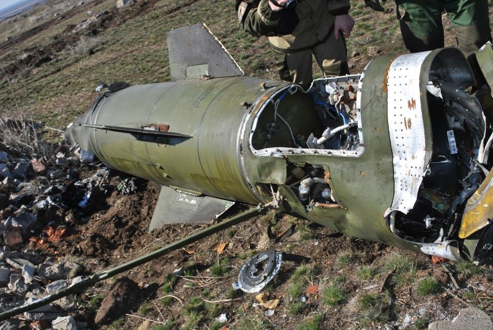 Ракета «Точка-У», упавшая в Логвиново