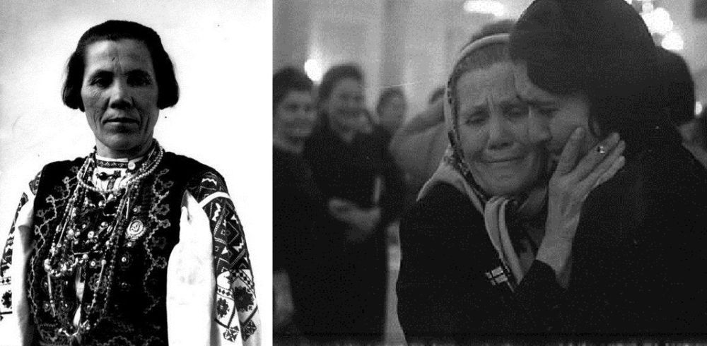 Герой Социалистического труда Н. Заглада в молодости и в зрелости на Конгрессе советских женщин с вдовой главы компартии Ирака Таминой Адиль