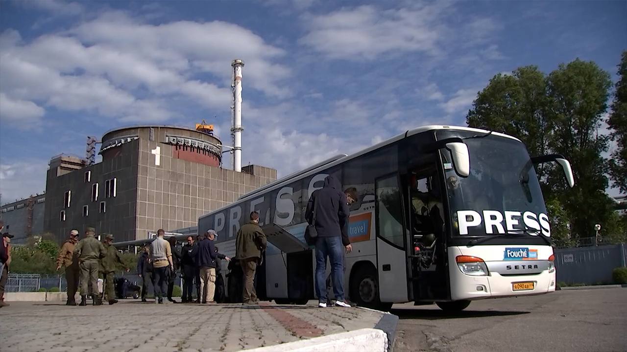 Очередной десант западных журналистов на ЗАЭС
