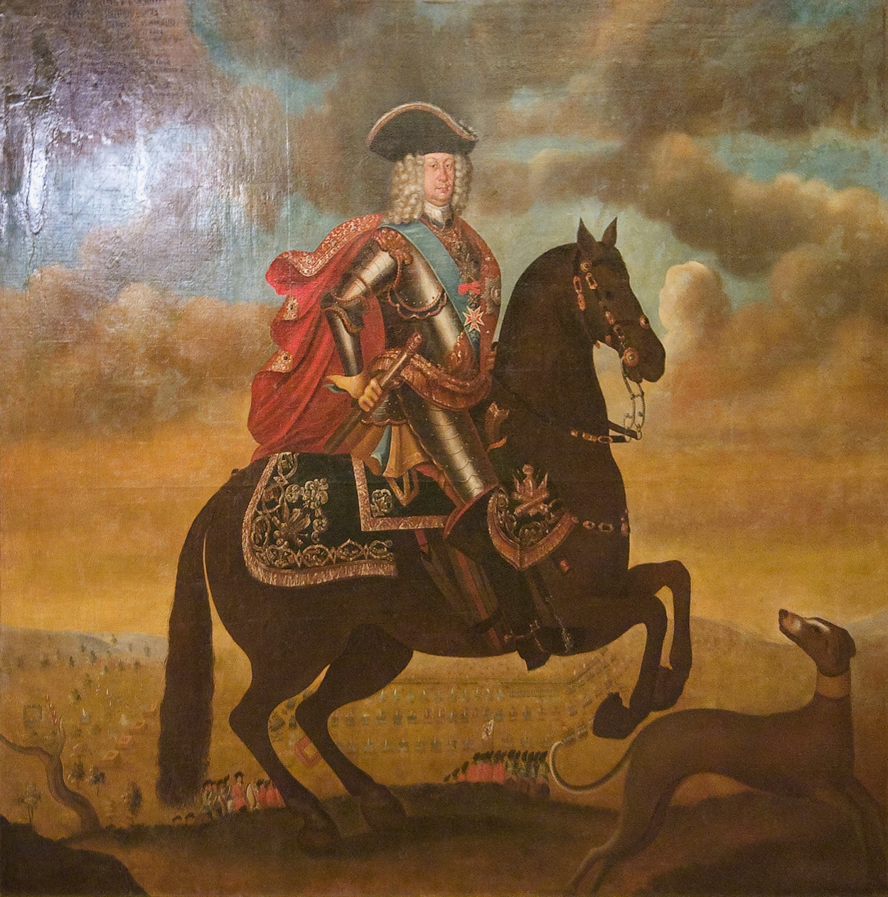 Конный портрет Бориса Шереметева. Художник Карл Шаурман. 1710 год