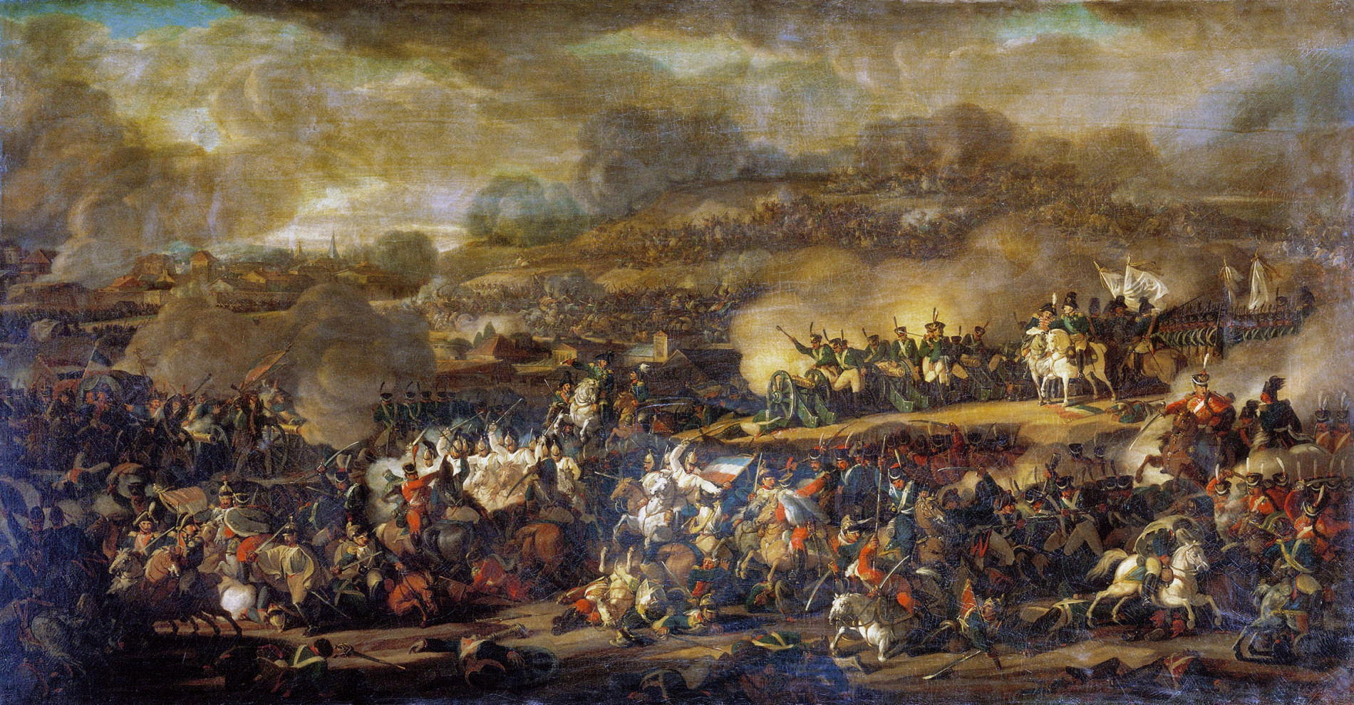 Лейпцигская битва на картине В.И.Мошкова
