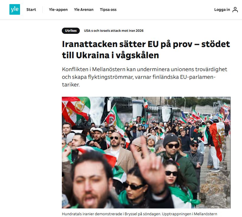 Из-за войны на Ближнем Востоке Украина уходит на задний план