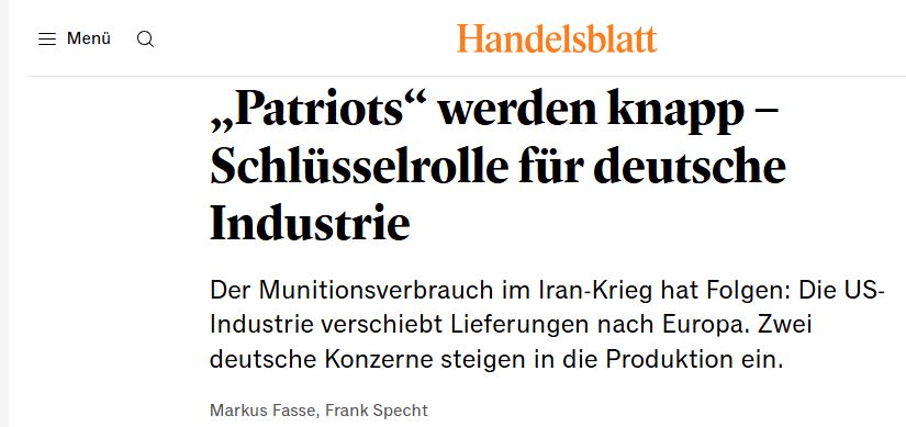 Украине не хватит ракет Patriot 