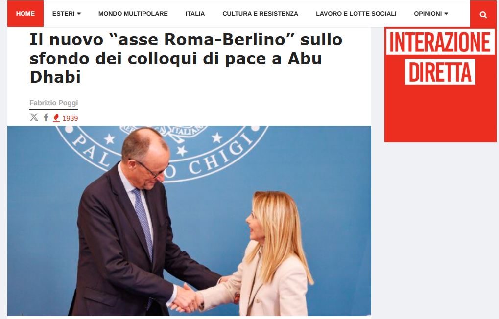 L’Antidiplomatico: Рим и Берлин заинтереснованы в конфликте на Украине