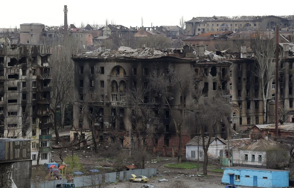 Тот же дом в ноябре 2022 года