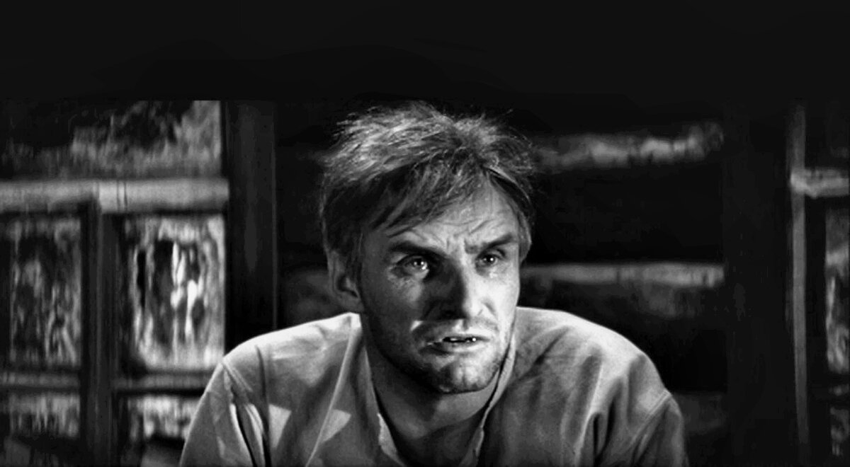 Актёр Анатолий Солоницын в роли комиссара Петушкова