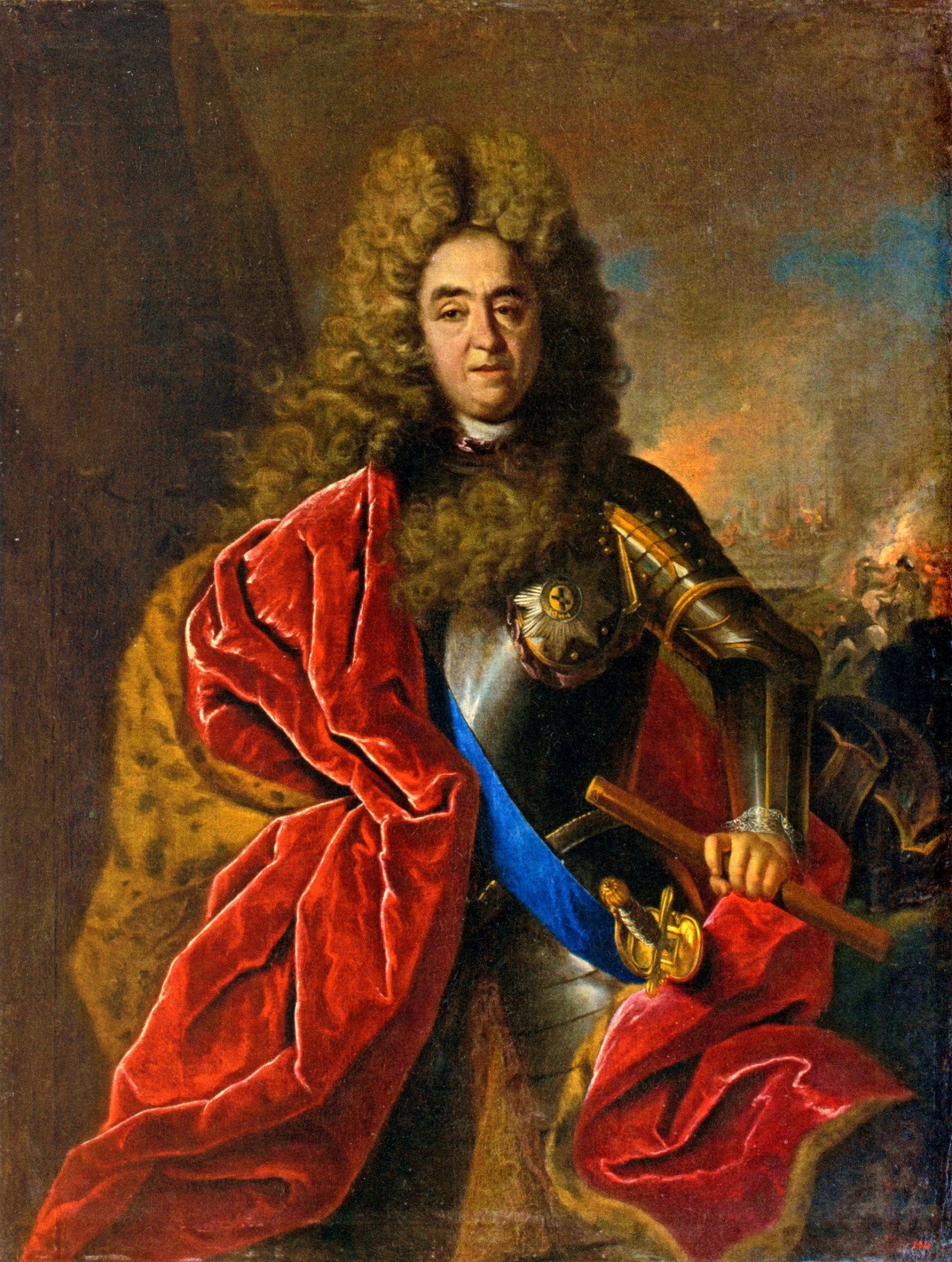 Портрет князя Михаила Голицына кисти художника кисти Иоганна Готфрида Таннауера