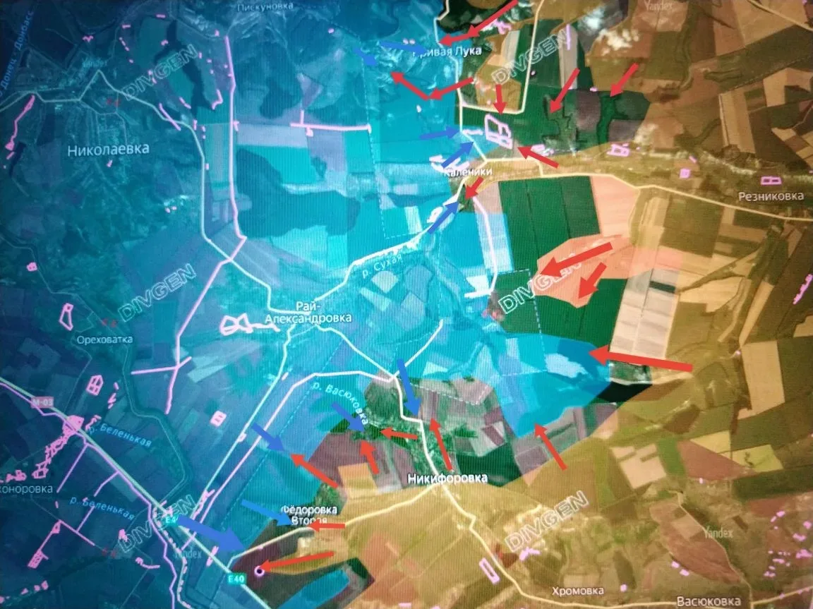 Карта СВО 18 марта 2026 года. Славянское направление.