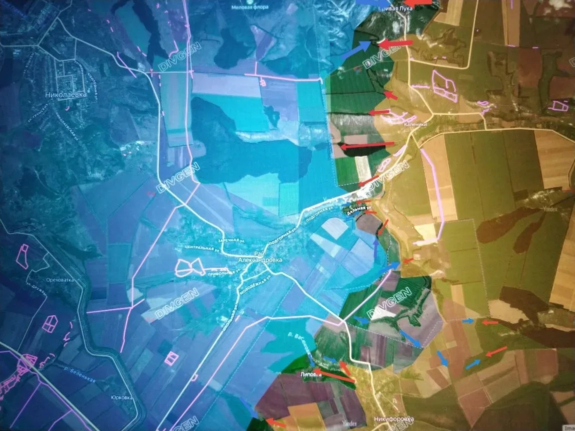 Карта СВО 22 апреля 2026 года. Славянское направление.