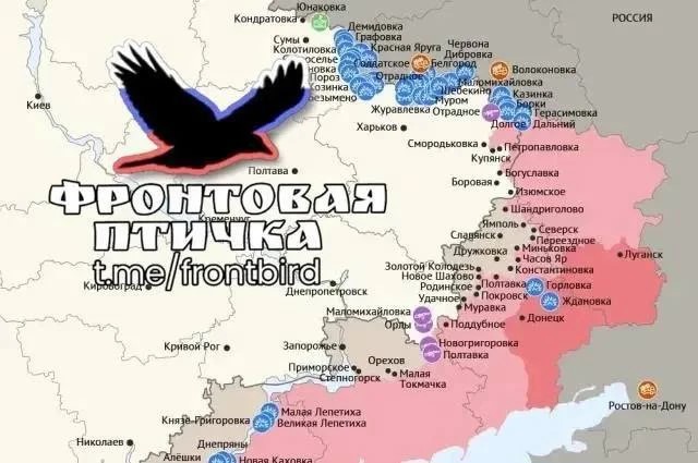 Карта СВО 12 июля 2026 года. Добропольское направление.