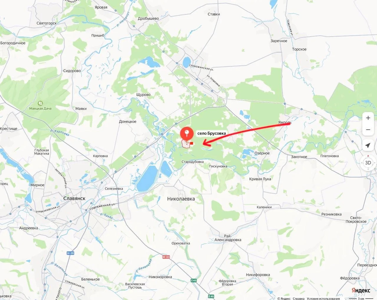 Карта СВО 29 марта 2026 года. Краснолиманское направление.