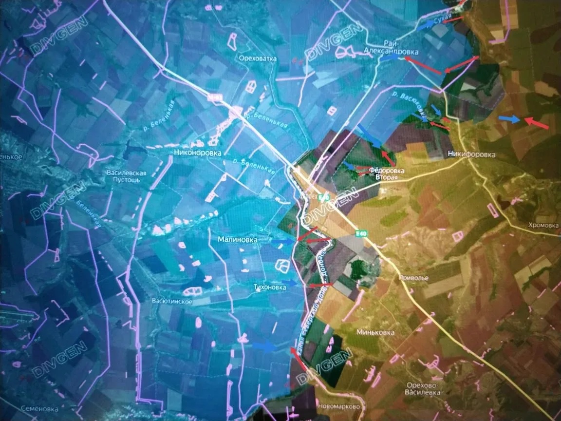 Карта СВО 26 апреля 2026 года. Славянское направление