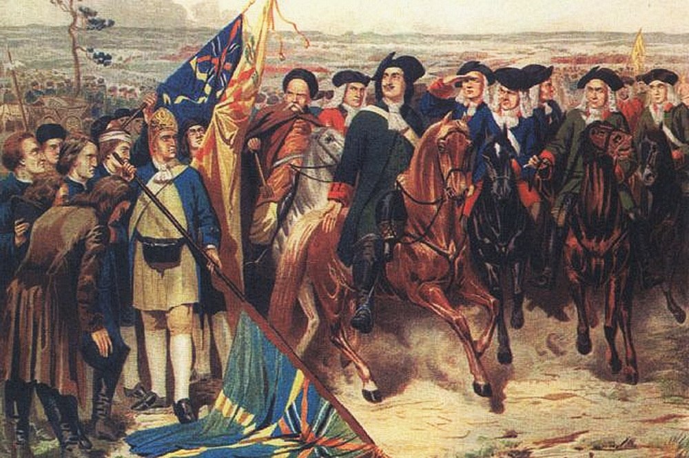 «Капитуляция шведской армии». Художник Алексей Кившенко 