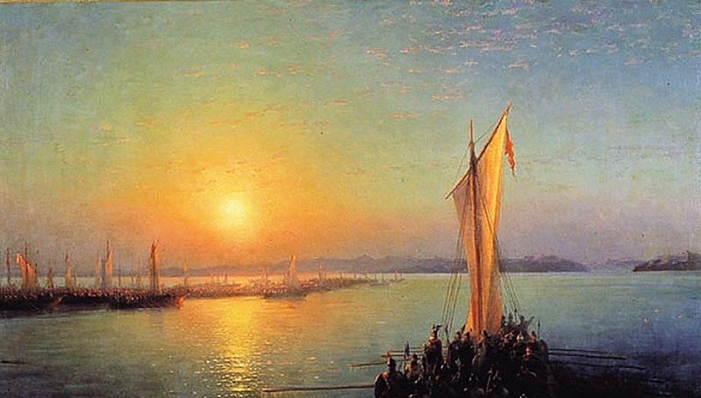 «Варяжская сага – путь из варяг в греки». Художник Иван Айвазовский