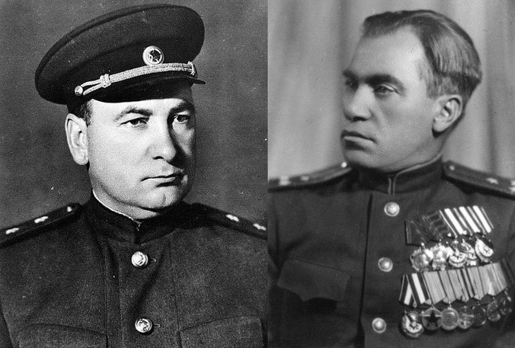 П.К. Пономаренко (слева) и И.Г. Старинов