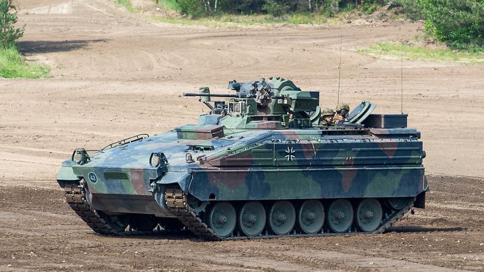 Германия поставила ВСУ бронетранспортёры Marder и обучила на них украинских солдат / Правительство ФРГ