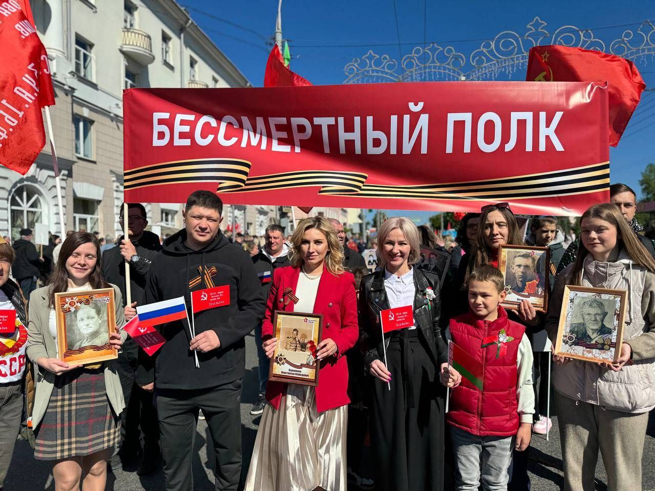 «Бессмертный полк» в Гомеле / «Русский дом в Гомеле»