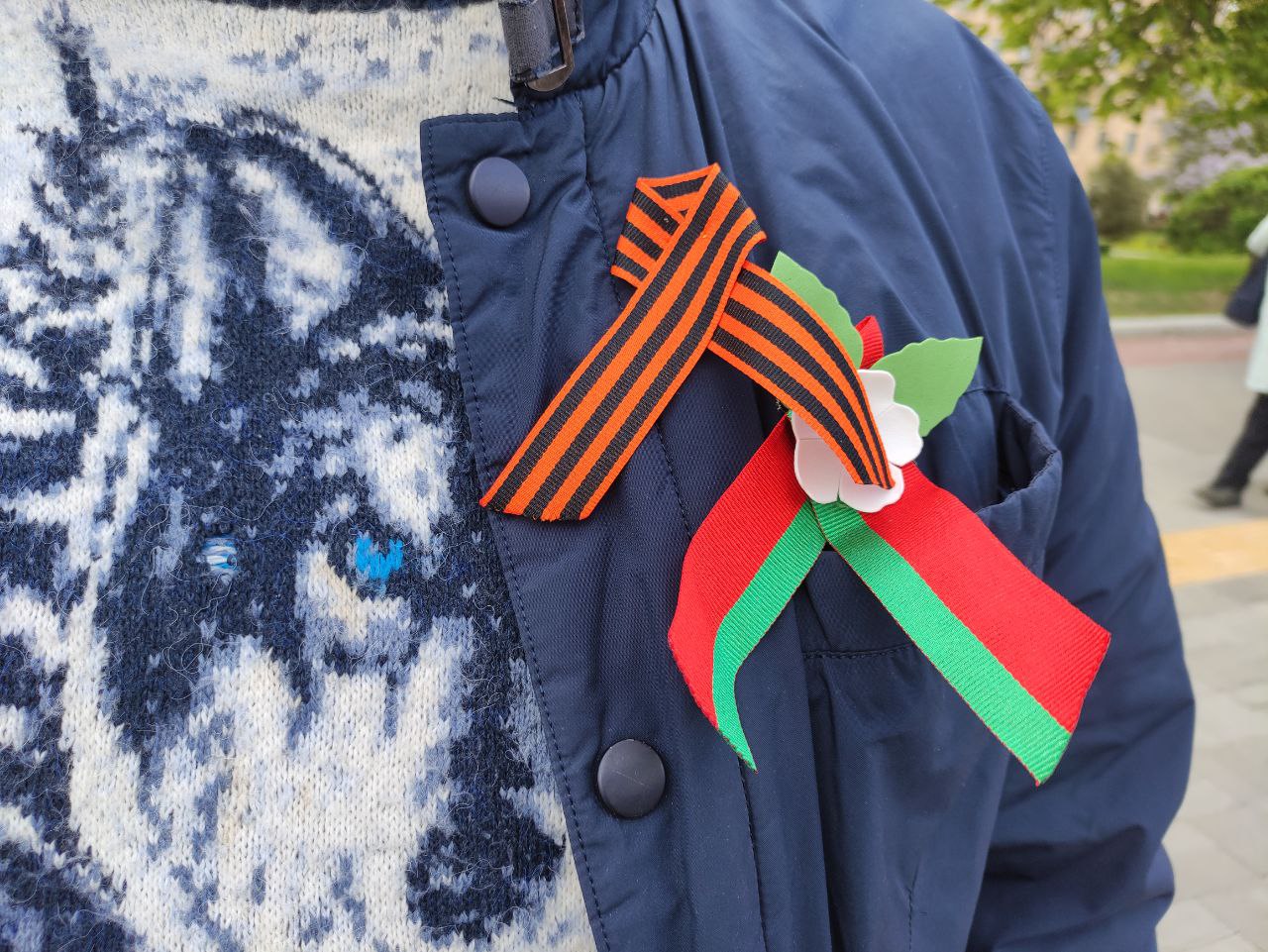 Два символа Дня Победы в Белоруссии 09.05.2025 