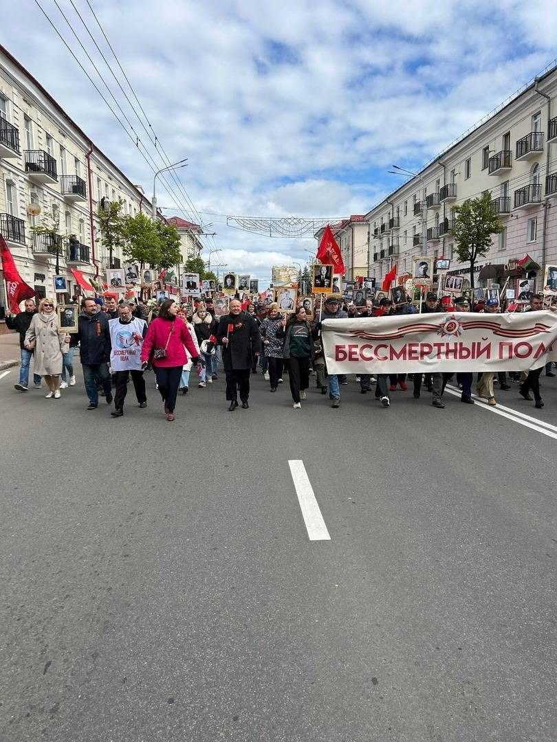 Шествие «Бессмертного полка» в Витебске 09.05.2025 / «Бессмертный полк в Витебске»