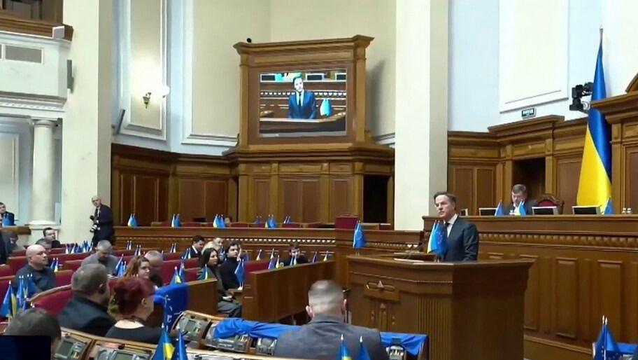 Генсек НАТО выступает во ВРУ 03.02.2026 