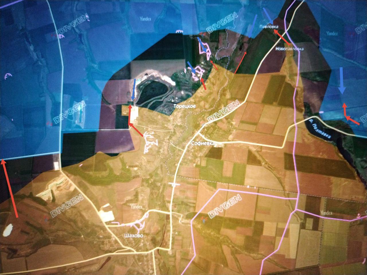 Карта СВО 21 февраля 2026 года. Красноармейское направление.