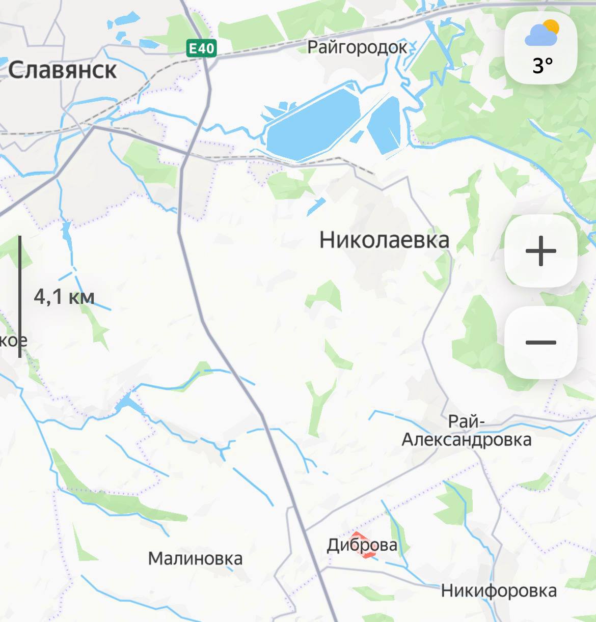 Карта СВО 4 марта 2026 года. Славянское направление.