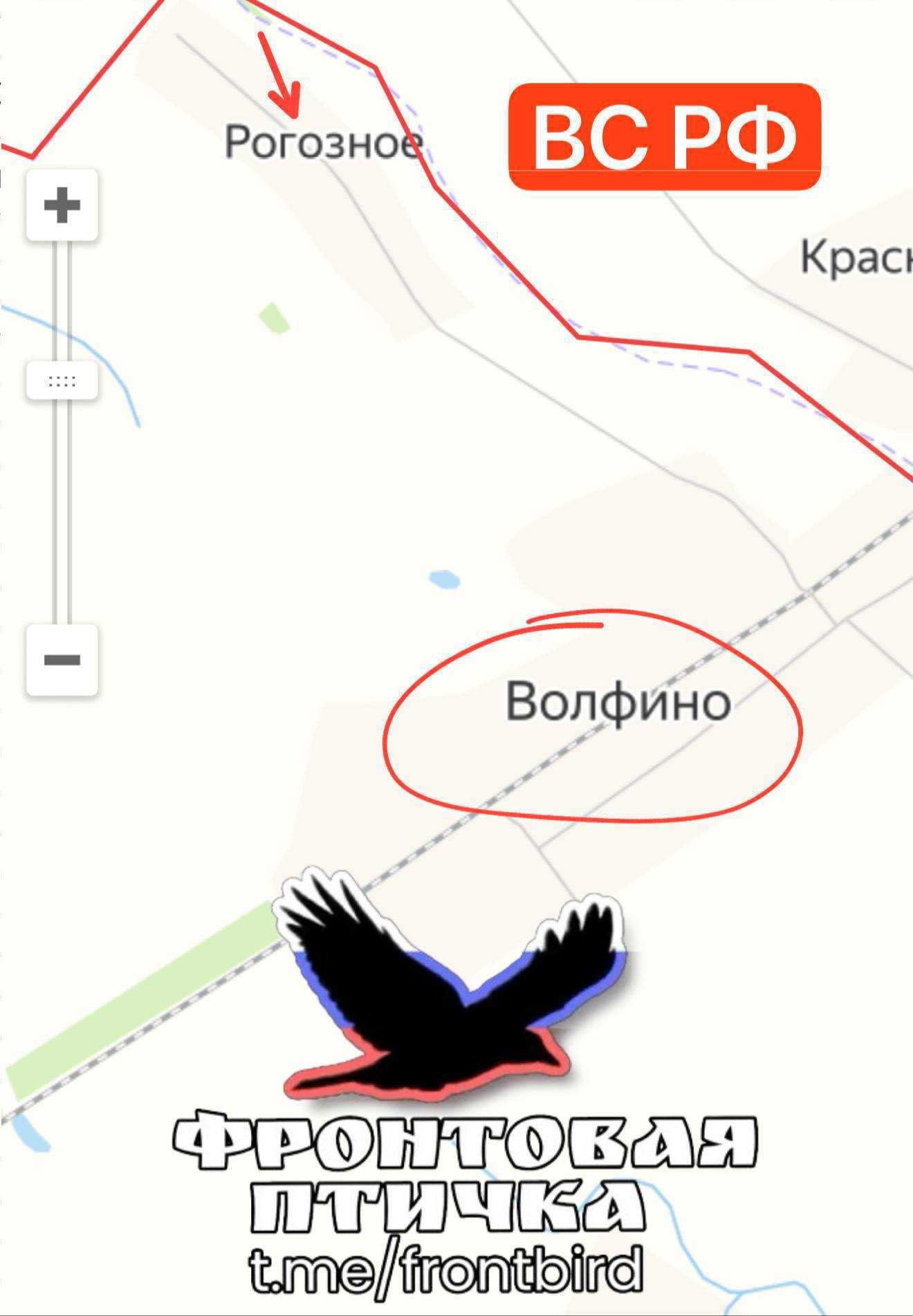 Карта продвижения группировки «Север», 7 марта 2026 г.